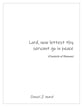 Lord, Now Lettest Thy Servant Go in Peace SATB choral sheet music cover